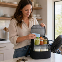 Multi-layer Breast Milk Cooler Bag, Portable Insulated Storage for Baby Bottles and Essentials