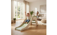 Foldable Indoor Slide Built in Handholds Children'domestic Slide Smooth Sliding Surface