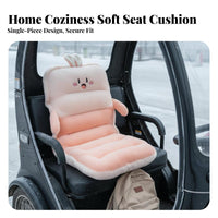 Winter Electric Tricycle Seat Cover Warm Complete Rear Seat Cushion Soft & Comfortable Vehicle Accessory for Children, Parents, School Run, Outdoor
