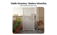 Wooden Lattice Fence Climbing Vine Support Weather-Resistant Climbing Plant Support Panel for Gardeners, Balcony