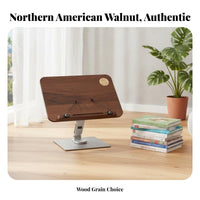 360° Rotation Adjustable Rotating Easel Er&movenomic Viewing Book Holder Foldable Design perusing Accessory No Assembly Required for Children, Professionals, Study, School, Office, Bedroom
