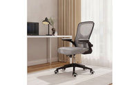 Ergonomic Office Chair Height-Adjustable Mesh Office Chair Breathable for Students, Study Room