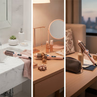 Heated Styling Brush Travel Heated Round Brush Dual Power Requirement for Jet-Setters