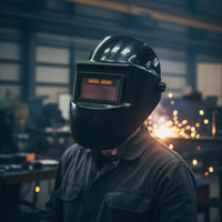Auto-Darkening Metal-Joining Helmet Wide Field of View Auto Darkening Welder Visor Head-Mounted Metal-Joining Visor Heat