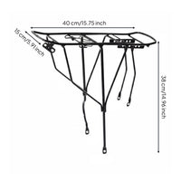 Mountain Bike Rear Rack Heavy Duty Cycle Cargo Rack Stainless Steel Screws Rear Bike Carrier
