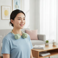 Lightweight Foldable Neck Fan Compact Neck Fan with Flexible Tube 3-Speed 360° Air Circulation for Commuters