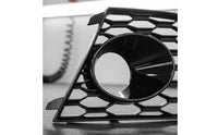 Front Fog Light Cover Gloss Front Fog Light Grille Sporty Upgrade for Car Enthusiasts