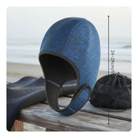 Diving Hood Thermal Protection Cartoon Wetsuit Hood Cute Design Watersports Gear for Snorkeling