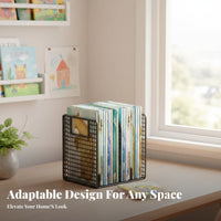 Doubles as viewing Stand Tiered Book Organizer Space-Saving Multitiered Desk Organizer Multifunctional Desktop Shelf Sturdy Construction for Children, Students, home-dwellers, Study, Dorm Room, Bedroom