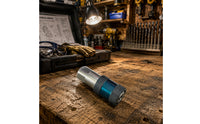Knurled Grip Drill-Screwdriver Adapter Metal Hex Shank Socket Adapter Blue Body Driver Socket Adaptor Compact