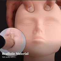 Multi-Function Massage Training Mannequin Reusable Acupoint Model Bust Long-Lasting for Students, Beginners