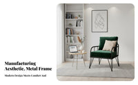 urban aesthetic Metal Frame Settee Minimalist Design Sofa long-lasting Construction Living Room Seating Comfortable paddinging for Apartment Dwellers, Business Owners, Cafe, Lounge, Small Spaces, Office