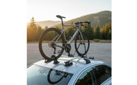 Rear Wheel Strap Suction Cup Bike Rack Quick Release Roof Bike Rack Lightweight Vehicle Accessory Scratch Protection for Travel