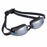 Wide View Adult Swimming Goggles HD Lenses Large Frame Swim Goggles Silicone Seal Waterproof Swimming Eyewear Adjustable Strap for Adults, Professionals, Training