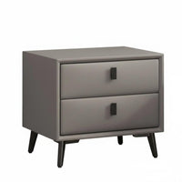 Minimalist design Two-Drawer End Table Modern Design Nightstand Space-Saving Storage Furniture space-efficient Size for Apartment Dwellers, homeowners, Bedroom, Small areas, Dorm Room, Entryway