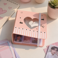 Mini Bowknot Hollow Photo Card Album for Instax & Kpop Photocards