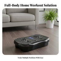 Variable Speed Whole Body Vibration Platform Anti-Slip Surface Whole Body Vibration Machine Quiet Operation Standing Exercise Platform Wireless Controller Control for Adults, Seniors, Women, Muscle Training, Living Room, Office