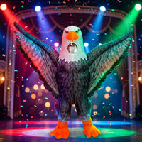 Inflatable Eagle Costume Full-Body Eagle Costume Air-Filled Outfit Lightweight for Adults, Performers, Halloween, Stage Performances, Cosplay