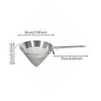 Stainless Steel Funnel Strainer Versatile Conical Mesh Funnel Easy to Clean Pouring Tool