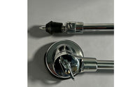 2 Pieces Drum Leg with Caster Adjustable Bass Drum Leg Non-Slip Hardware for Rehearsal Studio