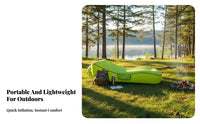 Lightweight Wind-Inflated Lounger No Pump Needed Wind-Catcher Couch Waterproof Air Sofa Tear-Resistant for BeachBeachers, event Attendees, Camping, Travel, Hiking, outdoor meals