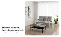 With Armrests Pull-extendable Single Sofa Bed Space-Saving Pull-extendable Armchair Bed two-in-oneUse Sleeper Chair Modern Design for Small Apartment Dwellers, Students, Homeowners, Home Office