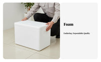 coolKeeping foam Box versatile Foam Shipping insulated container Lightweight Insulated Container Reusable for Food Vendors, Online Sellers, Transporting Perishables, Cold Chain Logistics, Gardening, Camping