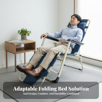 buoyant Recliner Foldable Design Lounge Chair Multi-Position Reclining Portable Furniture for Homeowners, Outdoor aficionados, Home, Beach, Patio
