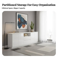 TV Stand with Storage Large Capacity TV Stand Cabinet Nordic Design Modern Entertainment Center for Bedroom