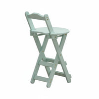 Foldable Design Folding Bar Chair with Backrest Space-Saving Folding Stool with Backrest Portable Collapsible Seat Installationwithout Cost for Homeowners, Renters, Event Organizers, Small Areas, Living Room, Kitchen, Balcony