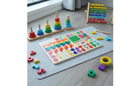 Spatial Awareness Wooden Tangram Game Fine Movement Skills Wooden Tangram Set Child-Centered Approach Multifunction Learning Game Safe Sanded Wood for Preschool, Kindergarten