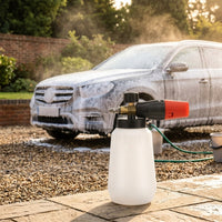 Car Cleaning Foam Sprayer for Professional Car Washing, Pressure Washer Compatible Foam Lance with Adjustable Nozzle, 0.33kg Dispenser Bottle