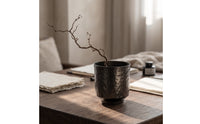 Aluminum Vase Decorative Metal Vase Lustrous Vessel for Decorators, Homeowners, Entryway