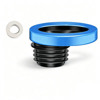 100-110mm Toilet Offset Flange Sealing Gasket Odor-Reducing Toilet Offset Flange with Sealing Gasket Easy Installation Plumbing Fitting Secure Fit for Plumbers