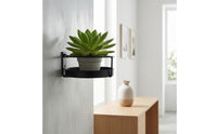 Pot Holder with Guard Loop Sturdy Wall Plant Holder with Loop Indoor for Balcony