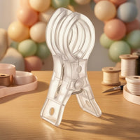 Transparent Balloon Arch Clip with Sticks Clear Balloon Arch Kit Quick Setup Clip with Spring Flexible for Party Planners, DIY Decorators, Photo Backdrops, Birthday Parties