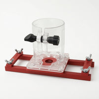 65mm Router Jig with Acrylic Body Stable Trim Router Jig Exact Groove Bracket Multifunctional for Cabinet Making, Workshop