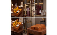 Vino Gift Box Decorative Wooden Vino Box with Latch Rigid for Celebrations