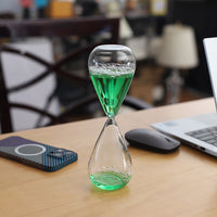 Nordic Modern Glass Liquid Bubble Hourglass Creative Gift Decorative Ornament