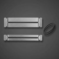 Fretboard Protector 2 Sizes Included Stainless Steel Fingerboard Guards Grooved Design Guitar Fret Protector Set for Guitarists