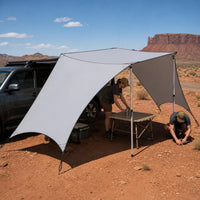 Car Side Awning for RVs and Camping, UV Protection, Trunk Extension Canopy
