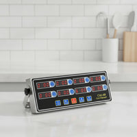 Digital 8-Channel Timer Compact Multi-Channel Timer for Chefs, Bakeries