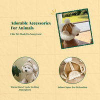 Dog Coat & Hat, Small Dogs, Winter, Ear Hole Design