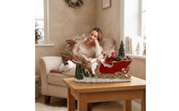 Christmas Music Boxlit-Illuminated Musical Box with Lights Nostalgic Decoration for Collectors
