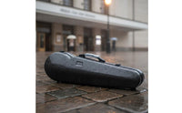 Waterproof 4/4 Violin Case Moisture-Proof Full Size Violin Carrying Case Shockproof Musical Instrument Accessory Backpack Straps for Students