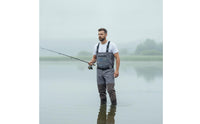 Fishing Waders with Suspenders Waterproof Fishing Bibs Lightweight for Anglers