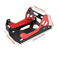 Heavy Duty Front Wheel Chock Stand Iron Vehicle Accessory Foldable for Hauling Vehicle