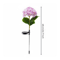 LED Solar Flower Light Waterproof Flower Solar Light Ambient Radiance for Yard