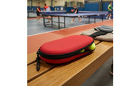 Table Tennis Paddle Case with Shoulder Strap Protective Holder Wear-Resistant