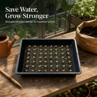 Seedling Tray with Drainage Holes and Humidity Dome, Multi-Size Plant Germination Kit for Succulents, Fruits, and Vegetables
